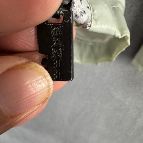 Kanji Jacket Mens Gray Full Zip Waxed Coated Japanese Utility Field 2X-Large XXL - Picture 5 of 11